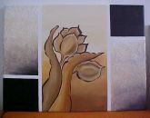 Tulipas Abstrato Bronze