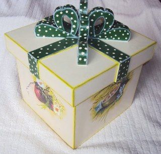 Caixa decorada Frutas